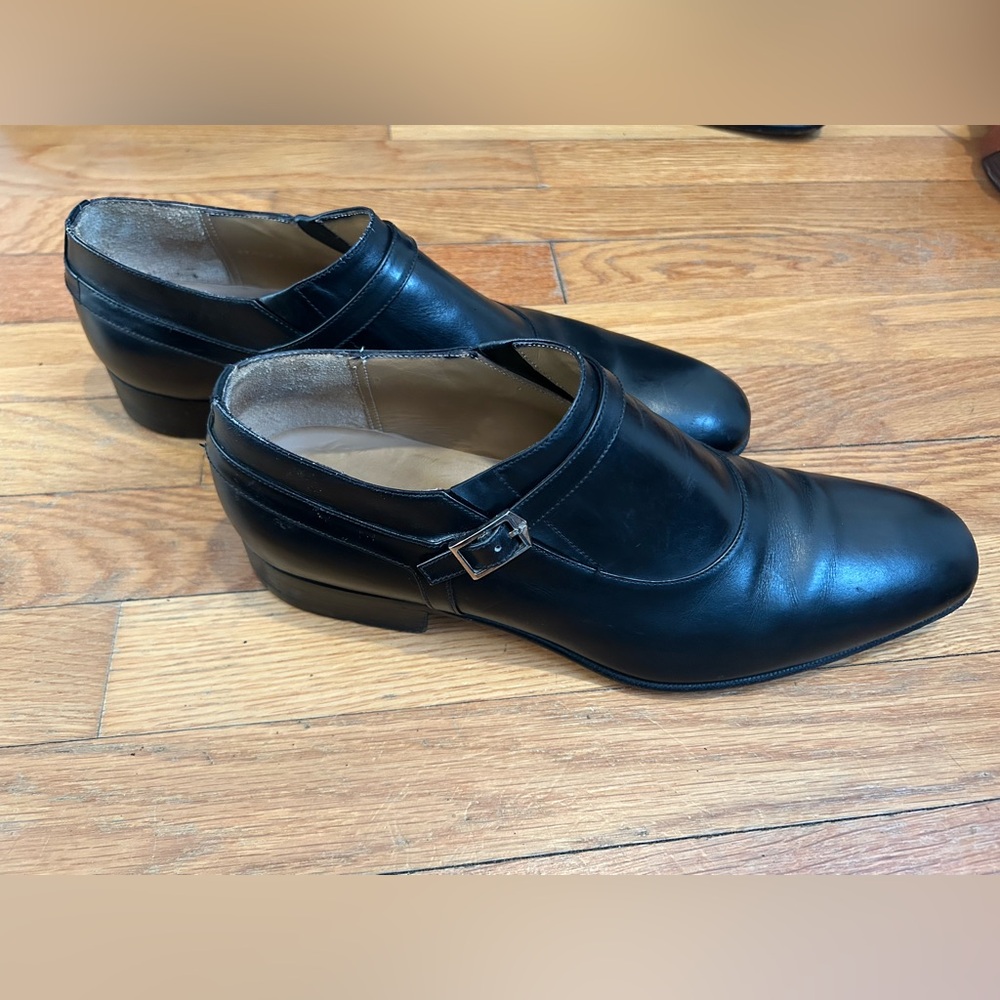 LOUIS VUITTON Vintage Slip On Size 9 Black